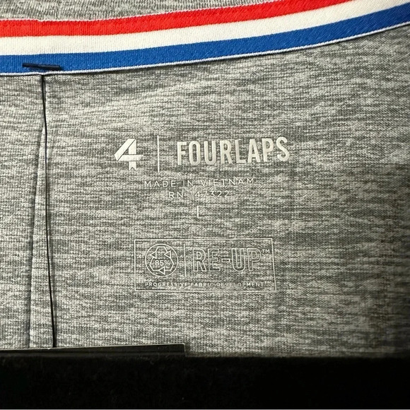 Fourlaps Stratus Wrap Grey Heather Women's Tie Front Robe/Cardigan Size L NWT - Picture 7 of 11